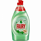 Средство для мытья посуды Fairy Нежные руки Чайное дерево и Мята 450мл