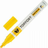 Маркер лаковый TOPFORT Paint 4 мм желтый