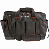 Сумка для инструмента с ремнем, пластиковое дно 42х23,5х27 Dr.IRON(DR1025)