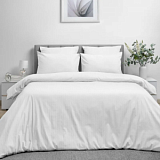 Пододеяльник 1,5сп 148х215 см, страйп-дизайн, 105г/м2, Warm white 782069