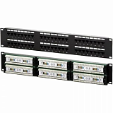 Патч-панель NewMax NM-PPU48C 19, кат. 5е, 2U, 48 портов UTP