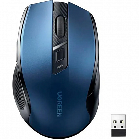 Мышь компьютерная UGREEN беспроводная MU006 (15064) Ergonomic 2.4G 4000DPI