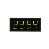 Часы электронные 408-G, цвет свечения зеленый 0,3Кд, 320x140x65мм