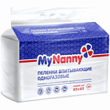 Пеленки впитывающие 60х60 см, Эконом, 30шт/уп