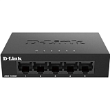 Коммутатор D-Link, L2 Unmanaged Switch, 5x10/100/1000Base-T (DGS-1005D/J2A)