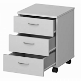 Тумба SP Бюджет выкатная б/з. 2556-Р.290 (402952) 398х406х521 Белый шагрень