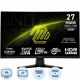Монитор MSI MAG 274CQF(9S6-3CE31T-015)27/WQHD/VA/180Hz/300cd/0,5ms/HDMI/DP