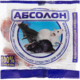 Средство от грызунов Абсолон тесто-брикеты 100г пакет АЛБТП100