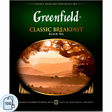 Чай Greenfield Classic Breakfast черный,100пак/уп 0582-09