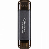 Портативный SSD Transcend 1Tb, USB 10Gbps, Type-C/Type-A, Черный