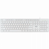 Клавиатура Acer OKW123 белый USB (ZL.KBDEE.00D)