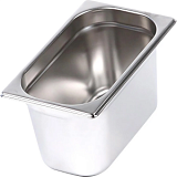 Гастроемкость LUXSTAHL нерж.сталь, GN 1/4, 26,5х16,4х15см, (га21)