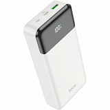 Внешний аккумулятор HocoJ102A COOL FIGURE WHITE 20000mAh QC/PD USB-A/USB-C