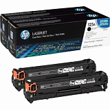 Картридж лазерный HP 125A CB540AD чер. для LJ CP1215/1515 (2шт/уп)