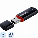 Флеш-память Smartbuy UFD 4GB Crown Black (SB4GBCRW-K)