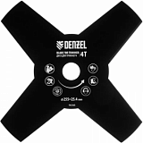 Диск для триммера Denzel 255 х 25,4, толщина 1,6 мм, 4 лезвия (96366)