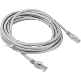 Патч-корд ExeGate UTP-RJ45-RJ45-5e-10M-GY, cat.5e, 10м, серый <EX169510RUS