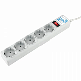 Сетевой фильтр Power Cube B 3.0 м 5 розеток (серый) 10А/2,2кВт (SPG-B-10)