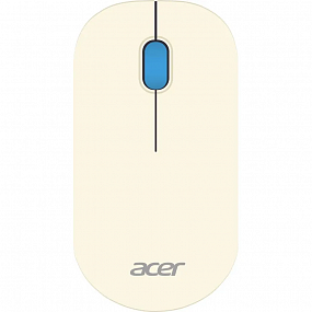 Мышь компьютерная ACER OMR205/1200dpi/беспроводная/USB/белый/голубой