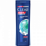 Шампунь CLEAR MEN   Активспорт 2в1 бальзам против перхоти, 400 мл