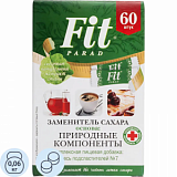 Сахарозаменитель Fit Parad № 7,саше Омаг, 60г