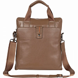 Сумка 8816-2 Beige вертикальная натур.кожа