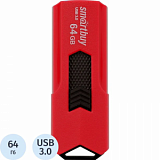 Флеш-память Smartbuy UFD 3.0/3.1 64GB STREAM Red (SB64GBST-R3)