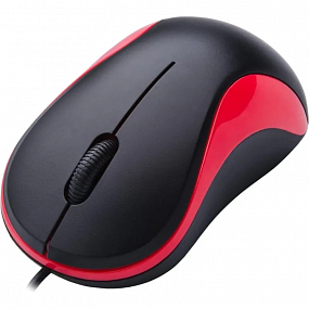 Мышь компьютерная Oklick 115S ч/кр оптичес (1200dpi) USB для ноутбука 2but