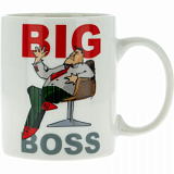 Кружка 350мл, NEW BONE CHINA,BIG BOSS,133-08077