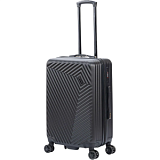 Чемодан TORBER Lama, черный, ABS-пластик, 43х25,5х67см, 62 л, T1919M-Black