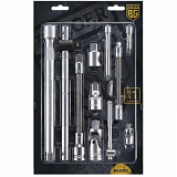 Набор удлинителей 1/2 - 1/4 11 предметов BERGER BG2093