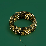 Гирлянда светодиодная Роса с контроллером 50м, 500LED, ТЕП. БЕЛ, 303-286
