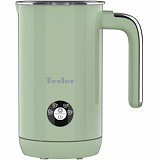 Вспениватель молока Tesler MF-260 GREEN, 4 режима , 240мл., 500Вт., металл