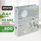 Папка-регистратор А4, 80мм, Attache Selection Япон. Сад 2,лам. бум/лам. бум