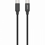 Кабель USB PERO DC-05 Type-C to Type-C, 3А, 60W, 2м, Black