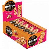 Батончик ореховый Nut N Go, 42гХ18шт/уп с арахисом и клюквой ВК248