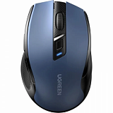 Мышь компьютерная UGREEN MU006 (25753),беспров/4000DPI/Silence/2.4,синий