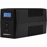 ИБП Ippon Back Power Pro II 600 360Вт/600ВА, 4xC13 черный(1030300)