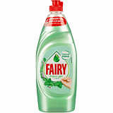 Средство для мытья посуды Fairy нежные руки чайное дерево и мята 650мл