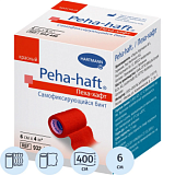 Бинт самофикс эласт 4 м х 6 см, красный, PEHA-HAFT 9324882