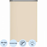 Рулонная штора Комус Мебель blackout silver 537837 V5, 90х160, бежевый