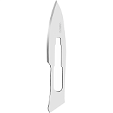 Лезвие для скальпеля стерил. из нерж.стали р-18, RIBBEL 100шт/уп