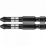 Бита KRAFTOOL Impact Pro PH2, 50мм, тип Е, 2шт/уп (26191-2-50-S2)