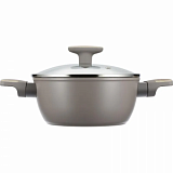 Кастрюля 2.3л с крышкой 20см Linea LATTE (индукция) 93-AL-LT-4-20