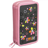 Пенал   Smile 2 отд., ламинат, выборочный лак, 190x110 мм, ПКК 11-19