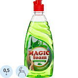 Средство для мытья посуды MAGIC FOAM Алоэ-Вера и зеленый чай  500гр